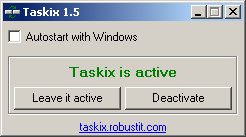 Taskix: Ordenando la barra de tareas 1