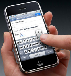 apple iphone keyboard