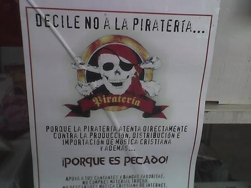 pirateria pecado