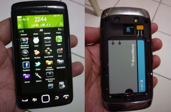 blackberry touch leak