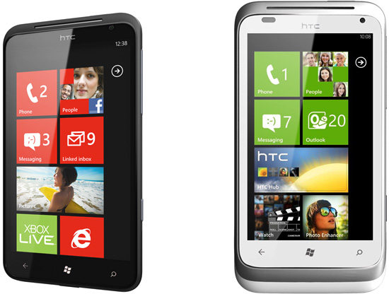 htc wp7 phones