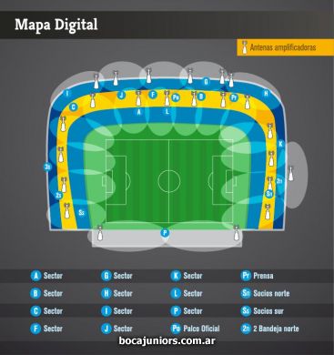 La Bombonera ahora con WiFi en todo el estadio 1 bocawifi