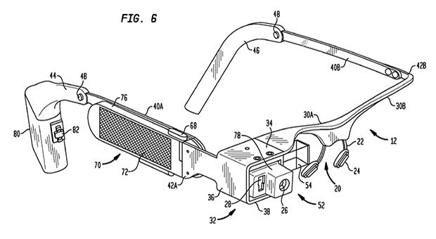 google glass patent