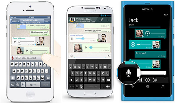 whatsapp voice