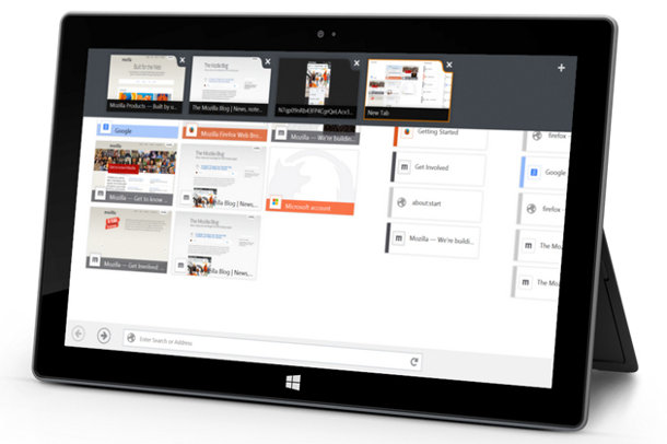 firefox for windows 8 touch beta