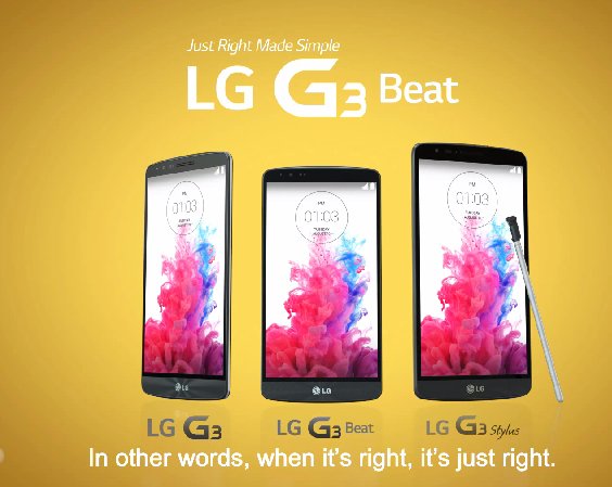 lg g3 familia