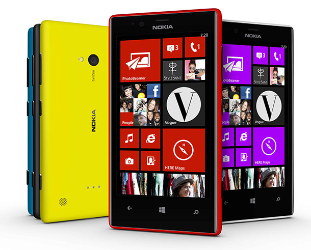 nokia lumia 720 color range