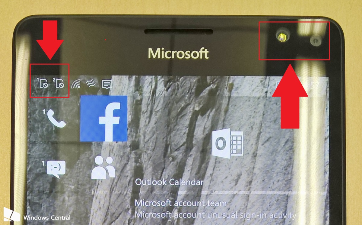 lumia 950 front camera