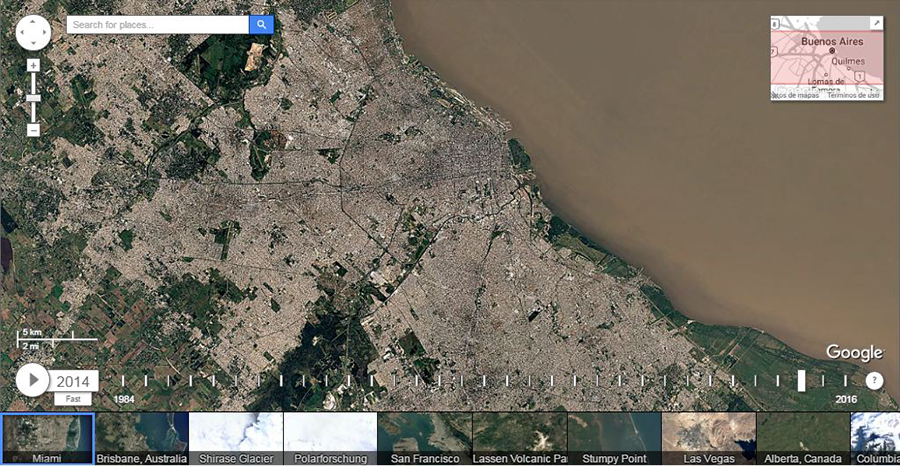 Como cambio la Tierra en 32 años “Google Earth Timelapse” 1 Earth Timelapse