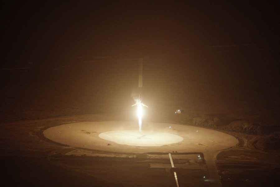ORBCOMM 2 First Stage Landing (23271687254)