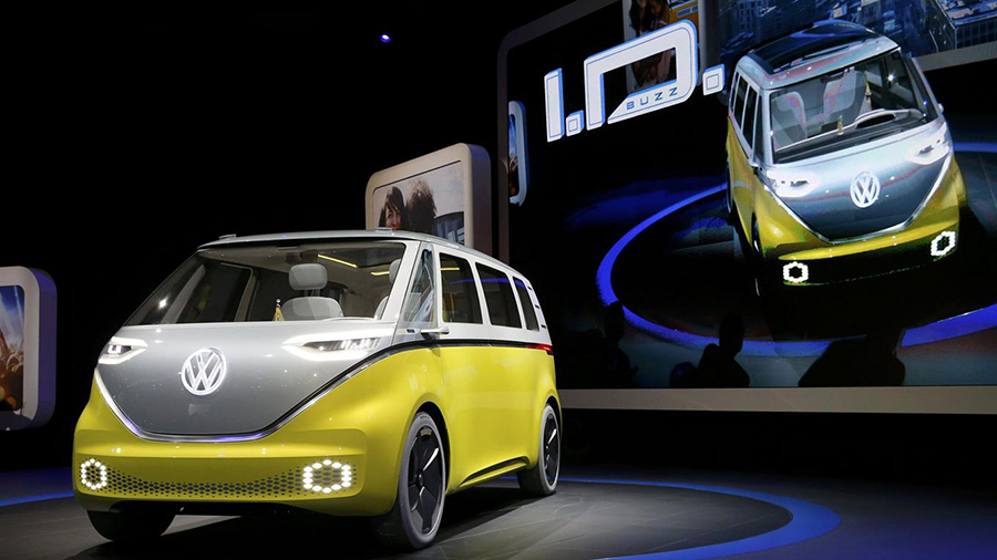 Volkswagen "ID BUZZ" Salón del Automóvil de Detroit 1 Volkswagen123