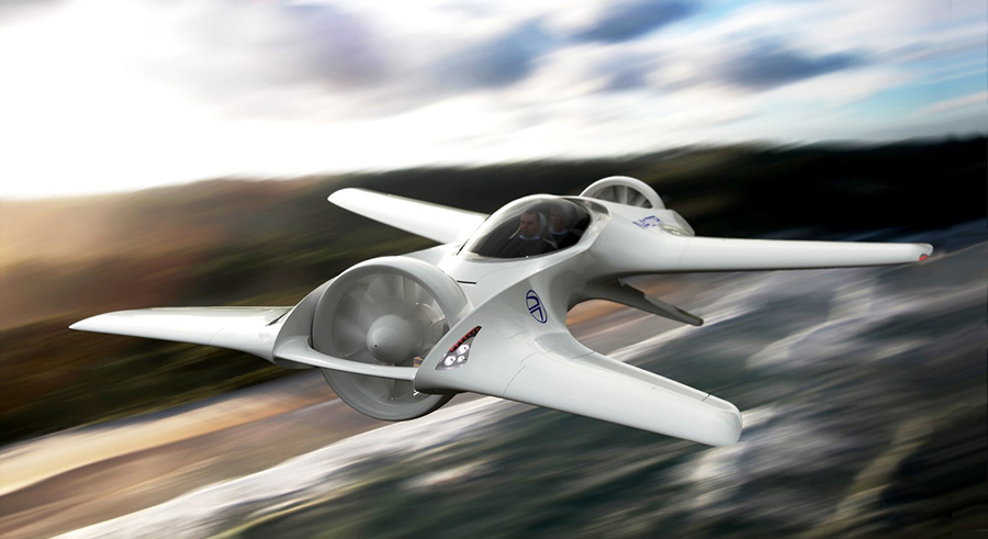 DeLorean está de regreso para fabricar vehículos voladores. 1 deloreanaerospace1