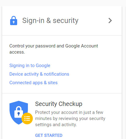 seguridad google
