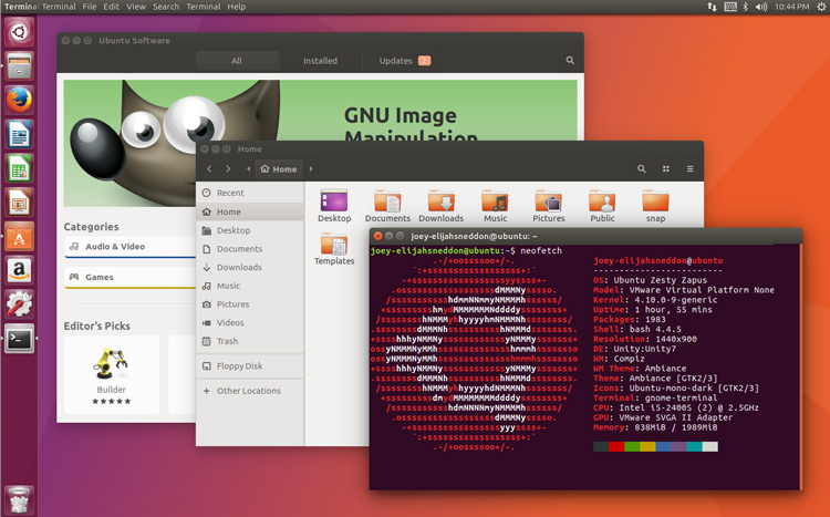 ubuntu 1704 zesty zapus desktop 1