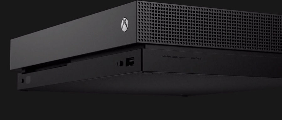 xbox one x right under