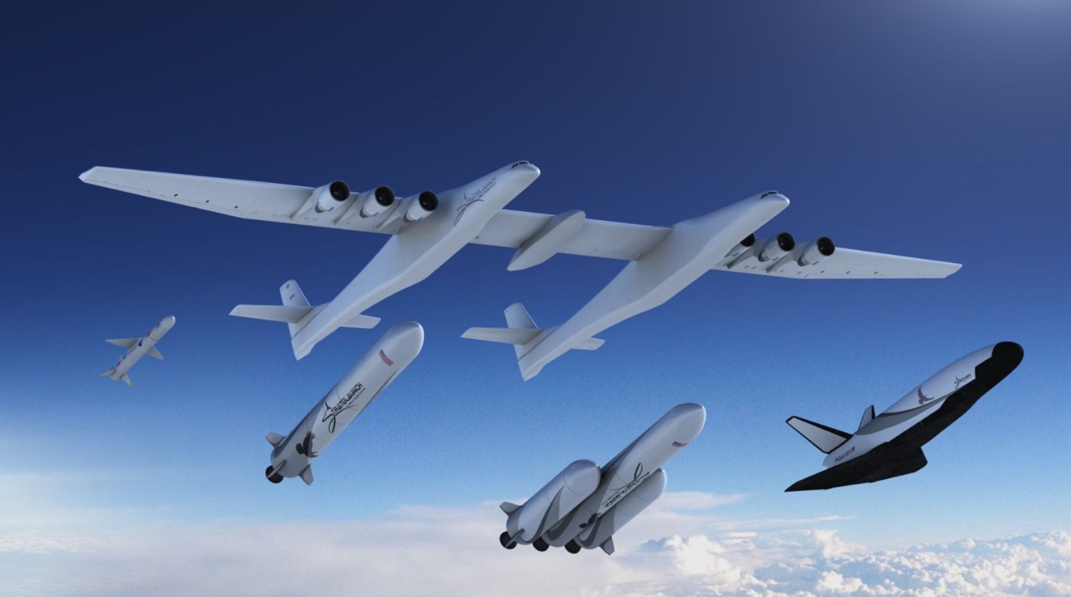 Stratolaunch ya tiene su flota 1 stratolaunch