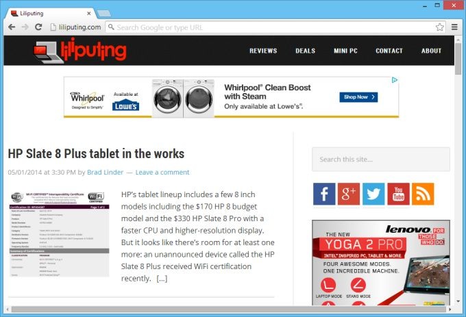 Google quiere matar la URL 3 La característica "origin chip" mostraba el dominio principal, pero si querías conocer la URL completa tenías que pinchar sobre ese dominio. Chrome desactivó el experimento a las pocas semanas.