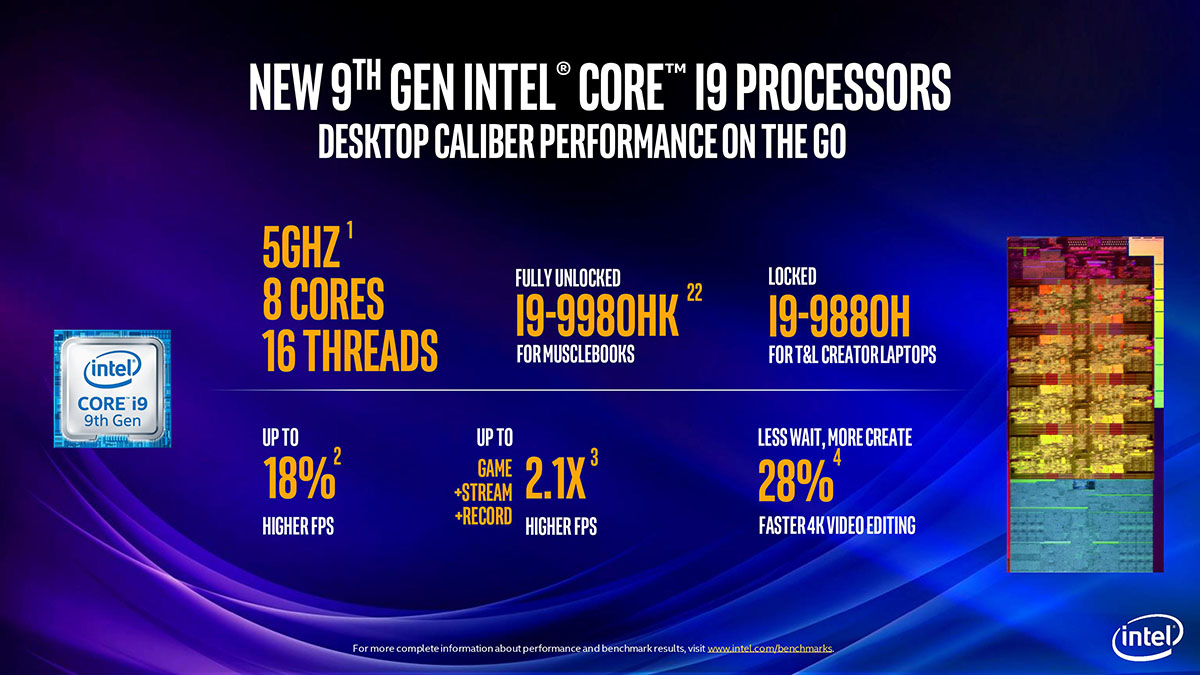 intel 9gen notebook