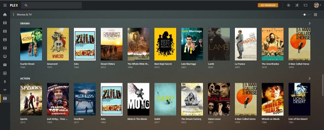 Plex habilita librería de películas de Warner de forma totalmente gratuita con publicidad