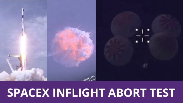 SpaceX completa la prueba de emergencia en despegue y se acerca un paso más a los vuelos tripulados