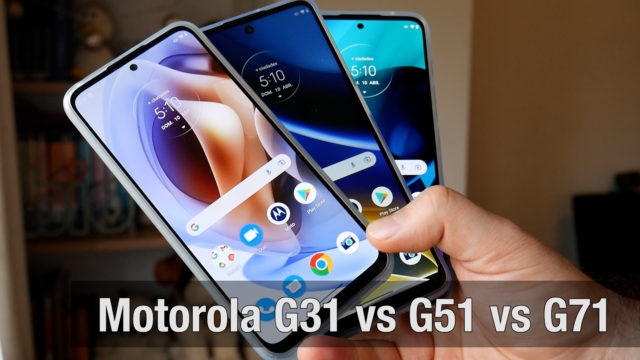 Qué Motorola G elegir? Moto G31 vs G51 vs G71 comparados! – Review