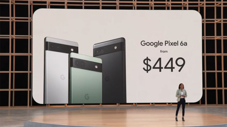 Google confirma el Pixel 6a