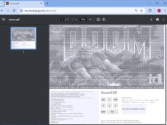 Jugar Doom en un documento PDF